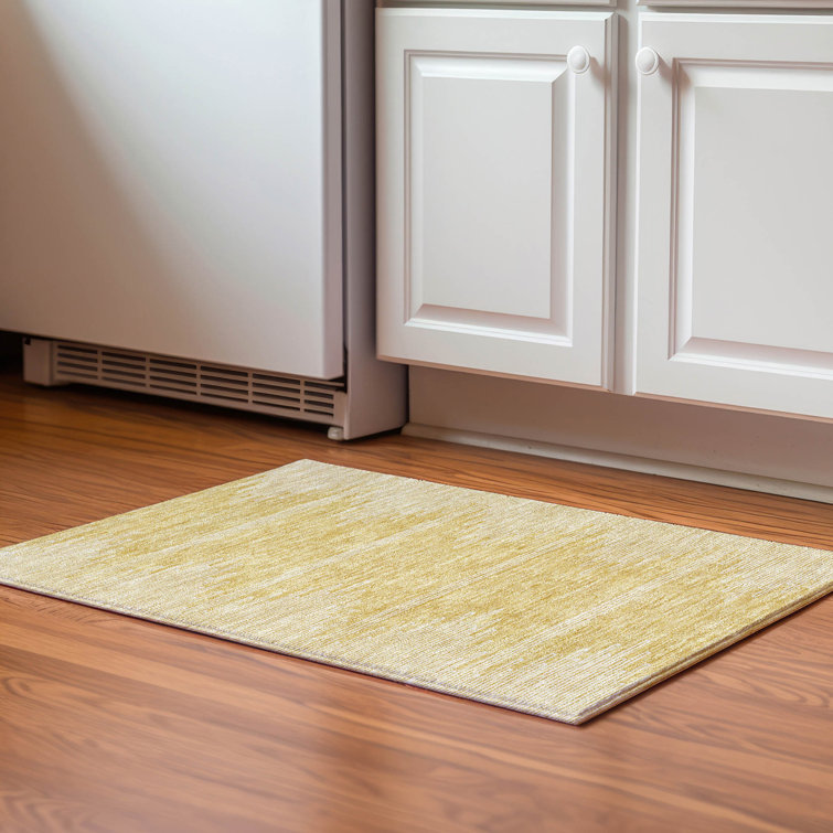Premium Machine Washable Cerrito Gold Rug