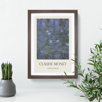 Water Lilies Lily Pond Vol.13 by Claude Monet - Picture Frame Art Prints