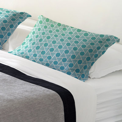 Katelyn Elizabeth Polyester Geometric Sham Set