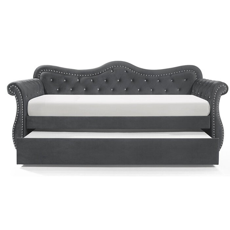 Upholstered Daybed, Gray