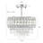 Everby 3-Light Empire Crystal Flush Mount Chandelier-641574043