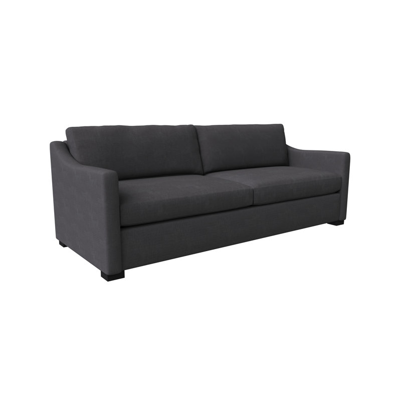 Adreille Upholstered 95'' Sofa, Charcoal Revolution®