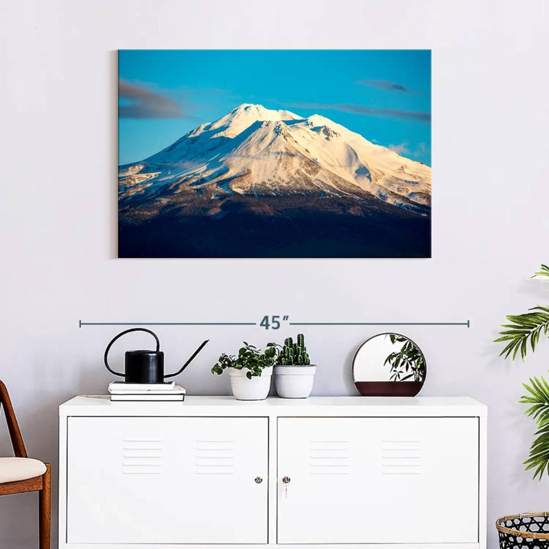 Mont enneigé Alvord Mont Shasta, H 24 po x l 36 po