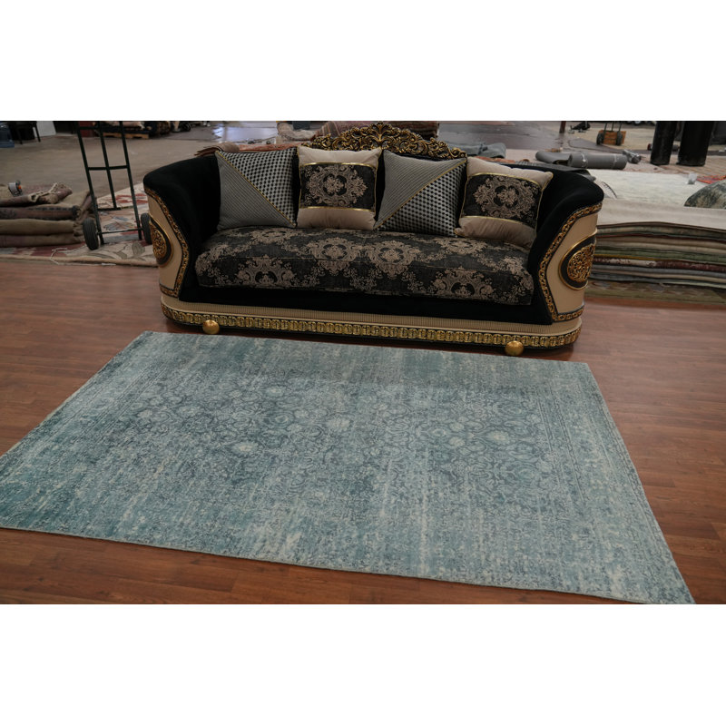 Handmade Transitional Oushak Room Size Area Rug 5x8