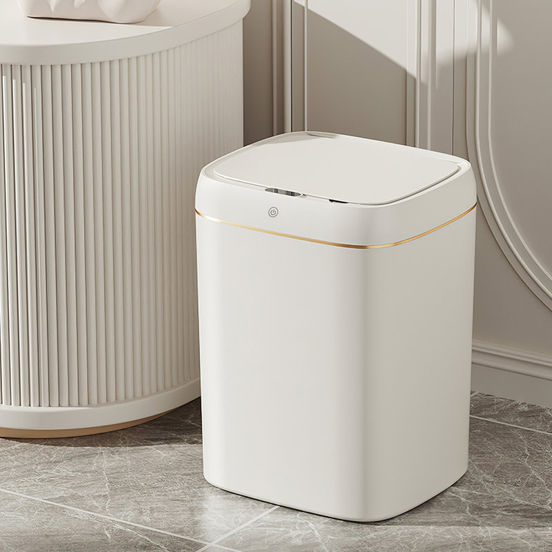 Plastic Touch Top Waste Bin - 11L