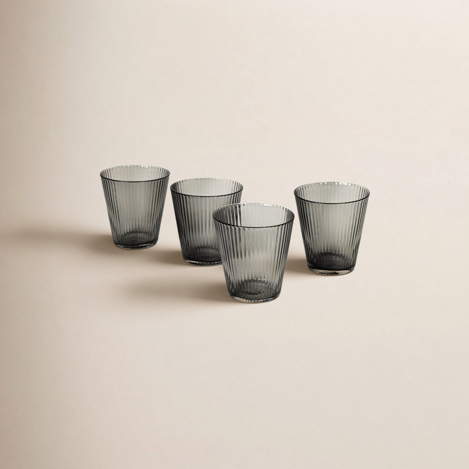 Grand Cru Nouveau Ribbed Drinking Glass