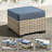 Carolle 8-Piece Outdoor Patio Furniture All-Weather 7-Person PE Wicker Outdoor Conversation Set, Patio Couch Swivel Rocker Chairs With Solar Powered Coffee Tables For Backyard,Poolside,Deck-2106027103