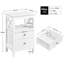 40cm W Bedside Table-1545519322