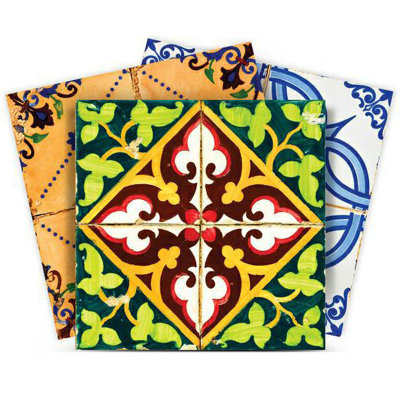 Carreau de mosaïque en vinyle auto-adhésif l 12 po x L 12 po