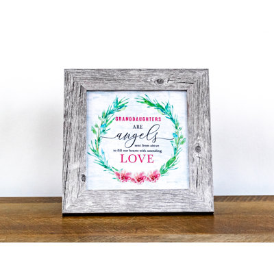 Granddaughters Are Angels - impression sur cadre photo