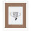 Cadre pour photo simple 14 po x 18 po en bois mat-70815497