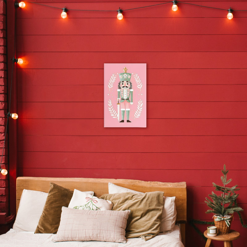Suite casse-noisette en toile rose pastel, design par Petal Prints Design, H 24 po x l 16 po