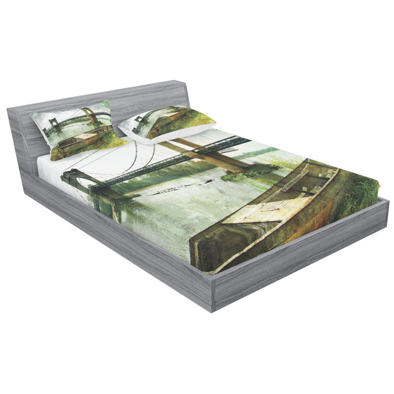 Microfiber Sheet Set, Full Sheet Set with Fitted Sheet