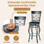 Ensemble de 2 tabourets de bar de 30 pouces avec dossier et repose-pieds-463944627