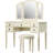 Ignatius Vanity with Mirror and Seat