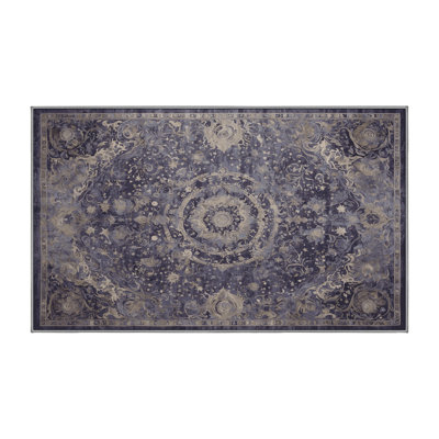 Tapis rose lavable à la machine