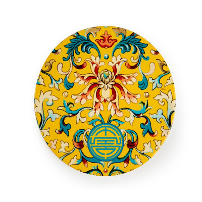 La Via Della Seta Round 1 Piece Trivet