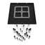 41 - Light Tiered Chandelier-72365700-72365701