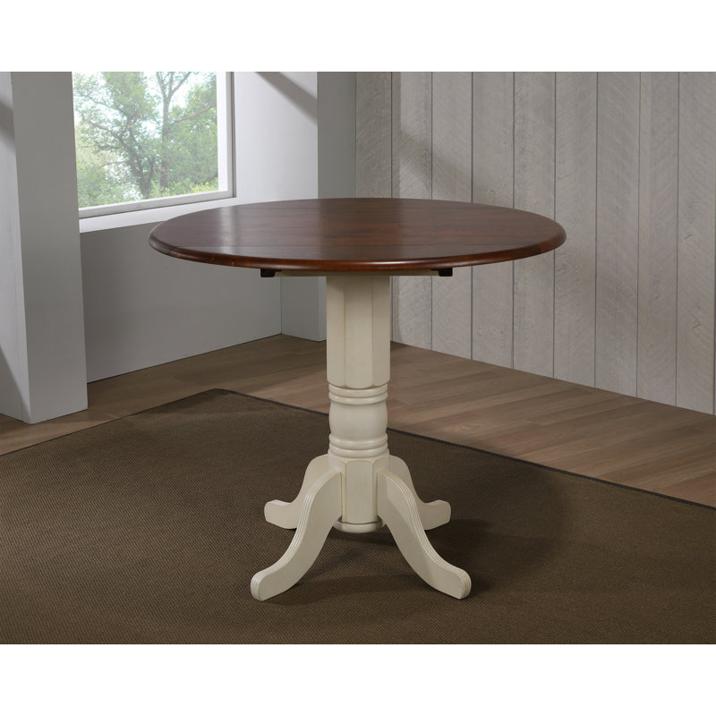 Table de pub Azizi, Brun / Blanc