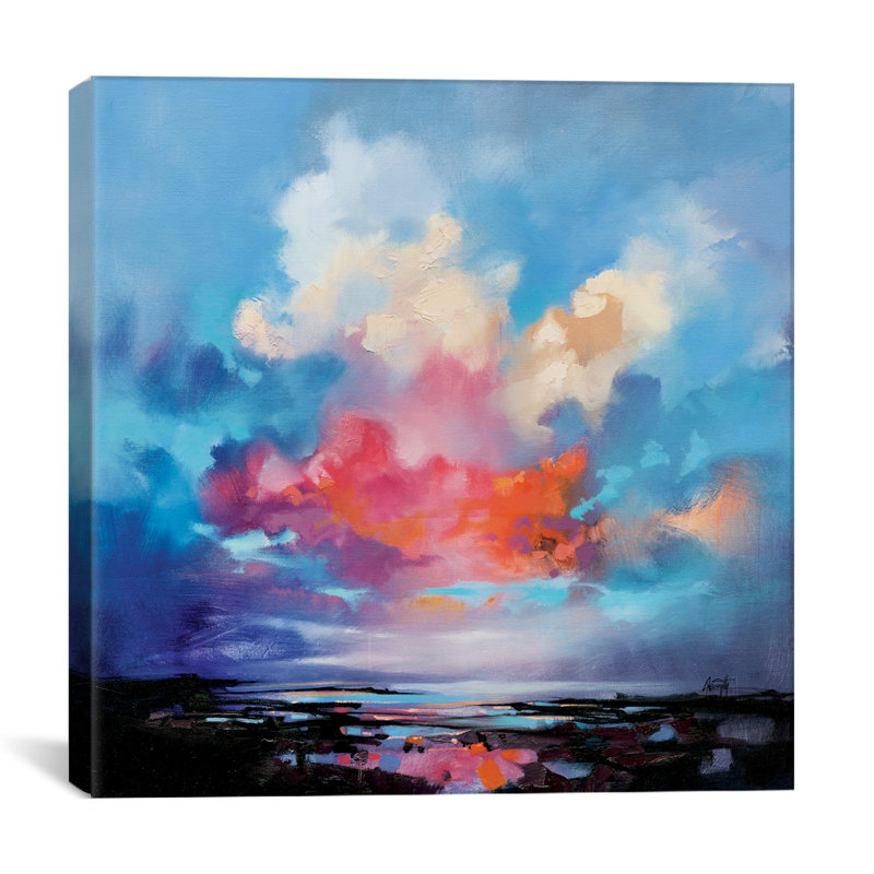Reproduction d’art sur toile tendue, "diffusion par scott naismith", H 12 po x l 12 po x P 1,5 po, Toile tendue, Pas de tapis