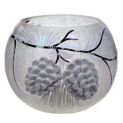 Ensemble de 2 bougies chauffe-plat Pinecone