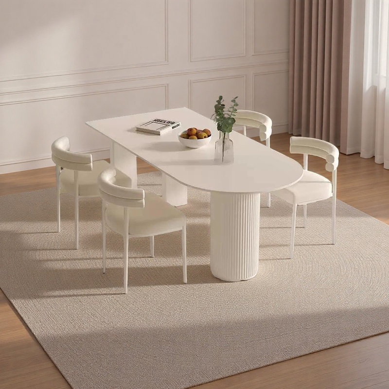Table de salle à manger haut de gamme Exquise, 29.52"H x 62.99"L x 31.49"W