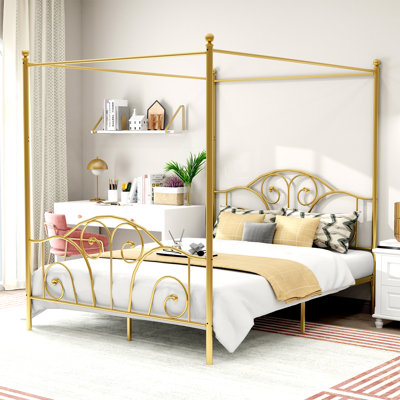 Alberts Metal Canopy Bed