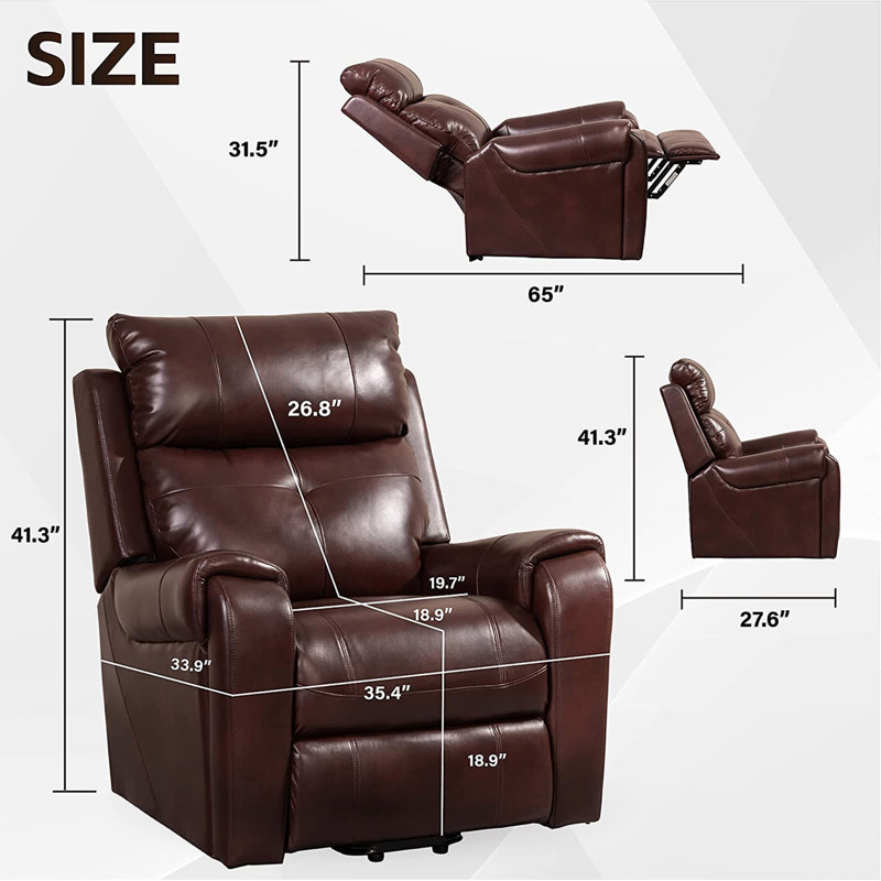 Fulshear Faux Leather Recliner