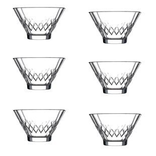 Pasabahce Glass Serving Bowl (Set of 6)