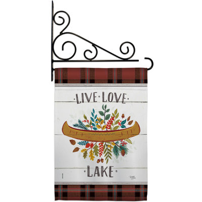 Double Sided 18.5'' H x 13'' W Polyester Flag Set