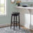 Maya Swivel Upholstered Stool with Solid Wood Frame-853509555-827600392