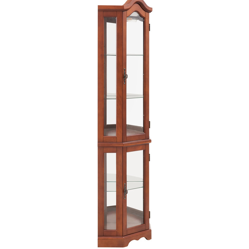 Armoire de coin en noyer