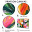 Bouquet tropical de palmiers III - Bouquet d'art mural-452195864-452195842-452195845