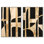 Ensemble de 2 reproductions d'art sur toile noir 