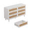 Console en bois avec 6 tiroirs, bois-1887503985-1909797218