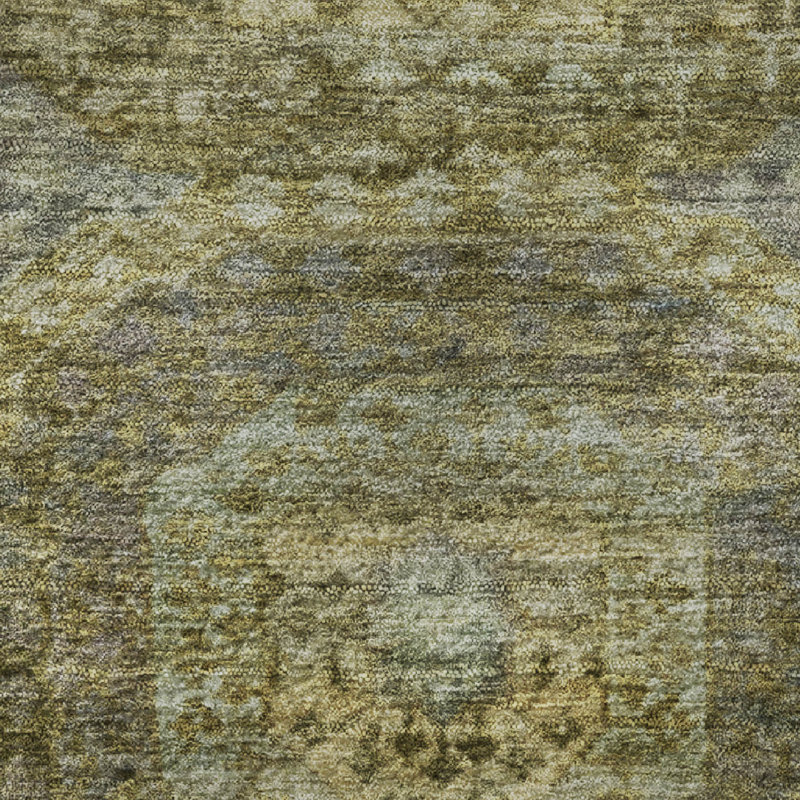 Premium Machine Washable Ralston AMF1944 Panels Rug, Rectangle 5' x 7'6"