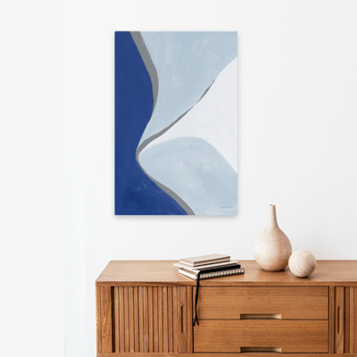 Art abstrait bleu abstrait et abstrait III