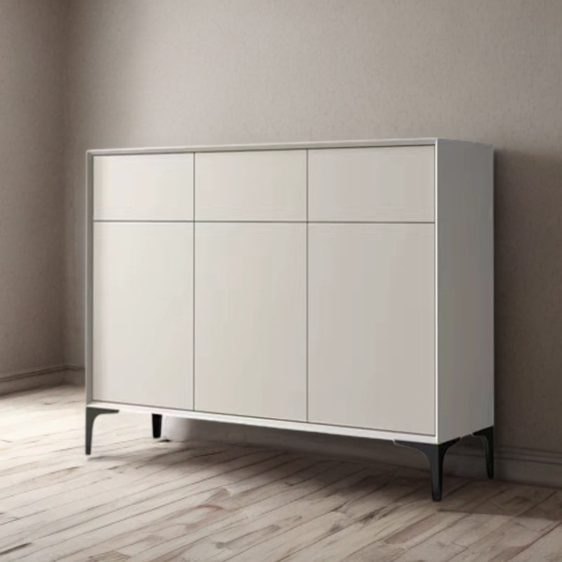 28 Pair Shoe Storage Cabinet, Beige