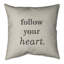 Housse de coussin à main manuscrite follow your cardiaque-495376344-495376352