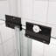 Porte de douche coulissante, porte de douche coulissante avec installation réversible-112535307