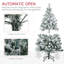 135cm H Lighted Artificial Pine Christmas Tree