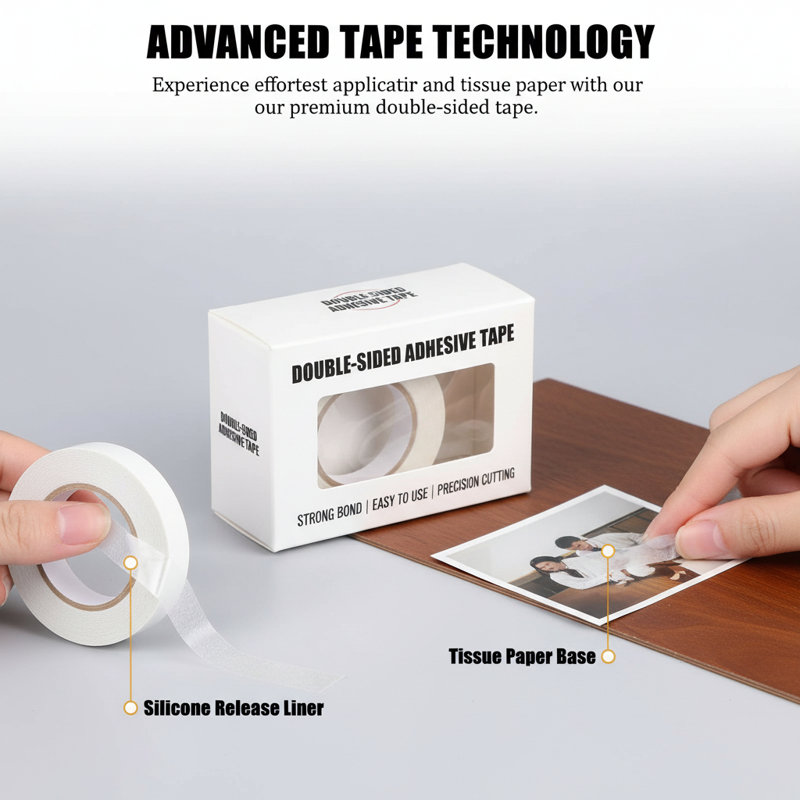 Double-Sided Fabric Tape (2 Rolls)