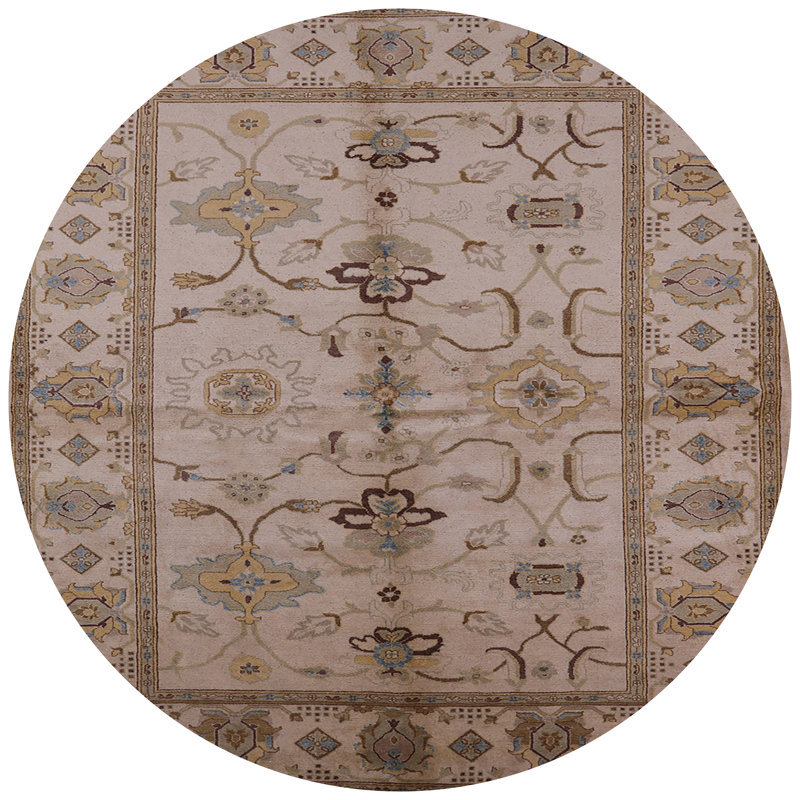 Pensacola Oriental Indoor Rug, Round 5'