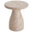 Table d'appoint d'extérieur en béton léger Travertine