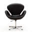 Fauteuil ballon pivotant rembourré en laine Raspberry-51336371