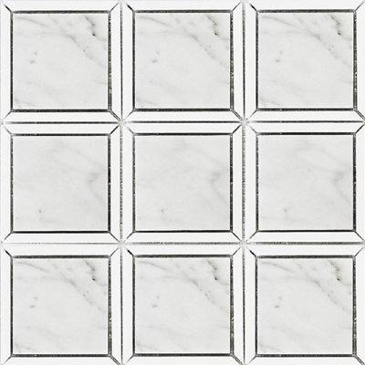 Carreau de mosaïque 12 po x 12 po Alpine