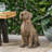 Outdoor MGO Dog Statue Decor, No Assembly Required