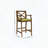 Acacia Wood Barstools with Cross-Back Design – Set of 2 for Outdoor Bar or Dining-796785058-796785063