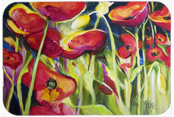 East Urban Home Poppies Glass Cutting Board