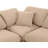 Itala Velvet U-Shaped Sectional Reversible-94482600